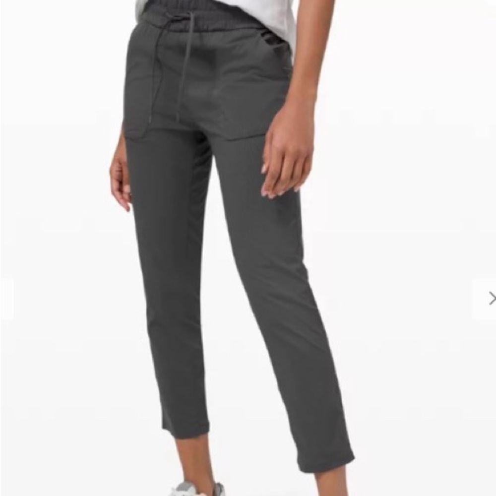 Lululemon Beyond the Studio Pant Slim - Slate Gray - Size 8